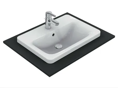 CONNECT 58 x 42 cm - E5044 - Inset rectangular single washbasin _ Ideal Standard